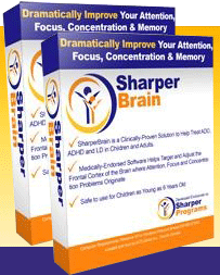 SharperBrain improves concentration, memory and attention span in adults and children with ADD/ADHD